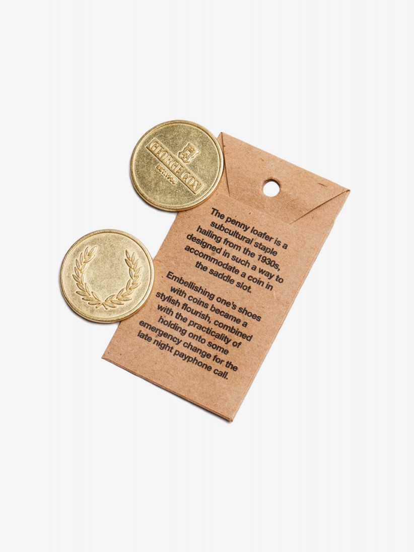 Zapatos Fred Perry x George Cox De Piel Negros Zapatos Fred Perry x George Cox De Piel Negros