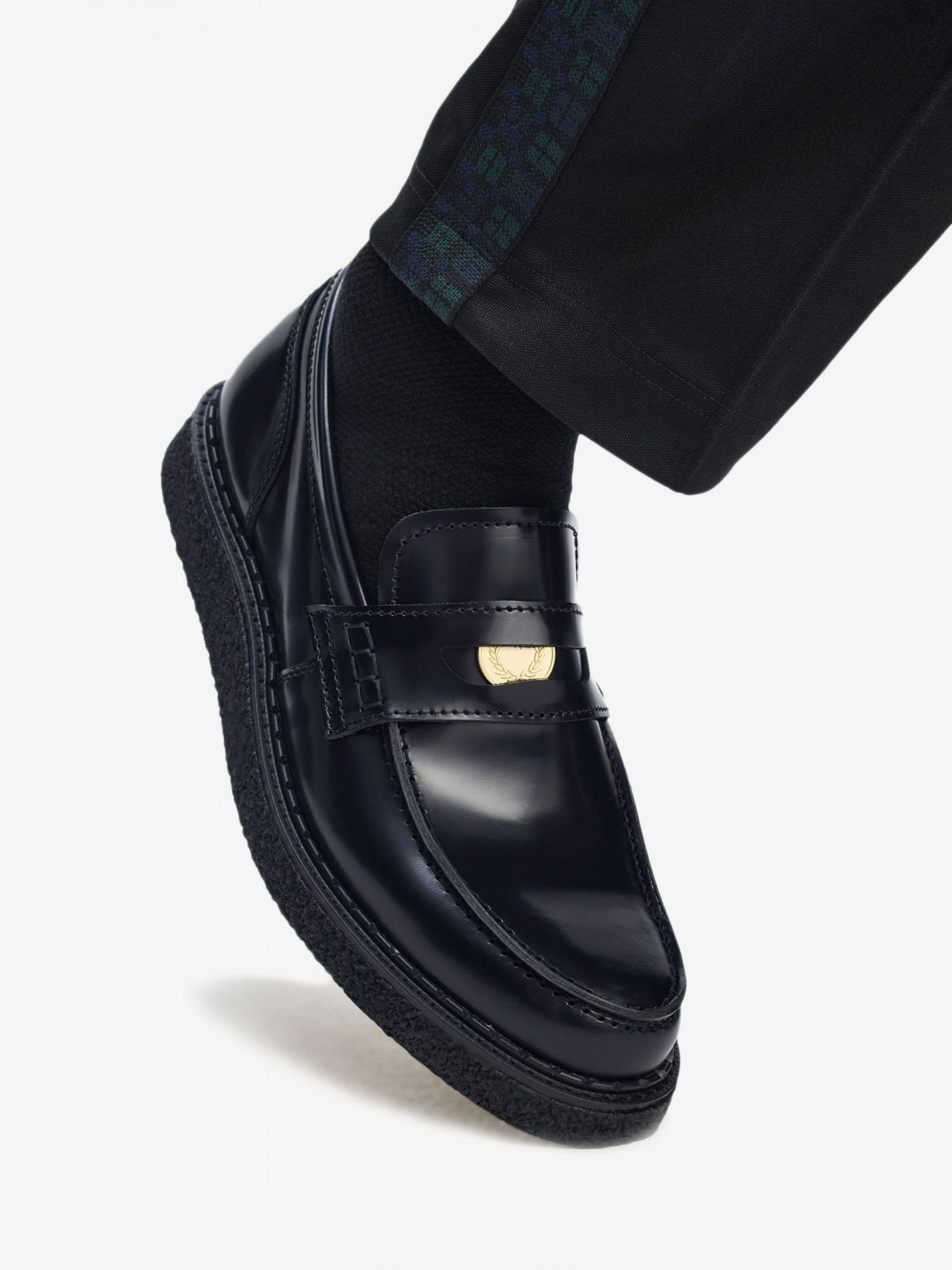 Zapatos Fred Perry x George Cox De Piel Negros