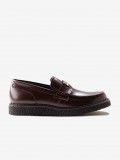 Fred Perry x George Cox Leather Burgundy Shoes