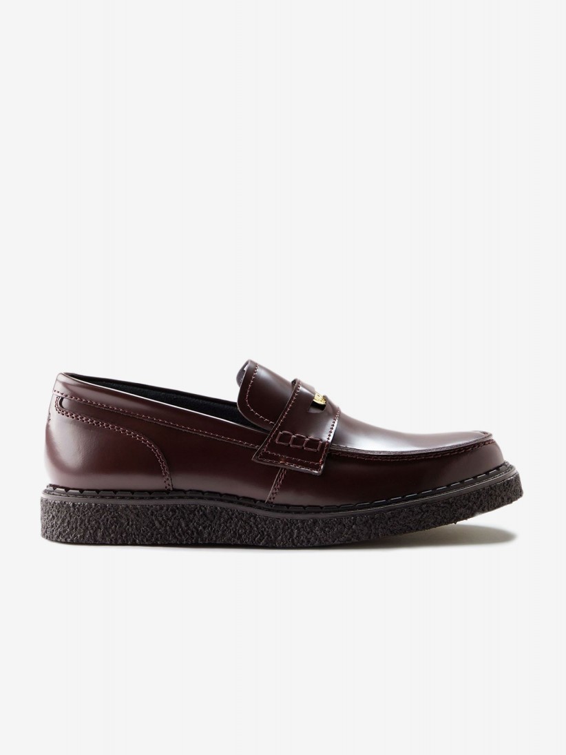 Fred Perry x George Cox Leather Burgundy Shoes