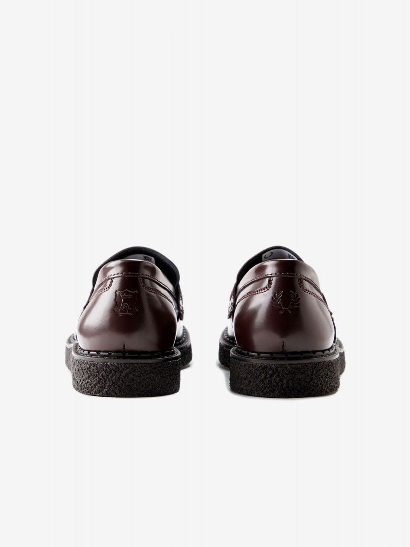 Fred Perry x George Cox Leather Burgundy Shoes
