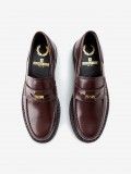Fred Perry x George Cox Leather Burgundy Shoes