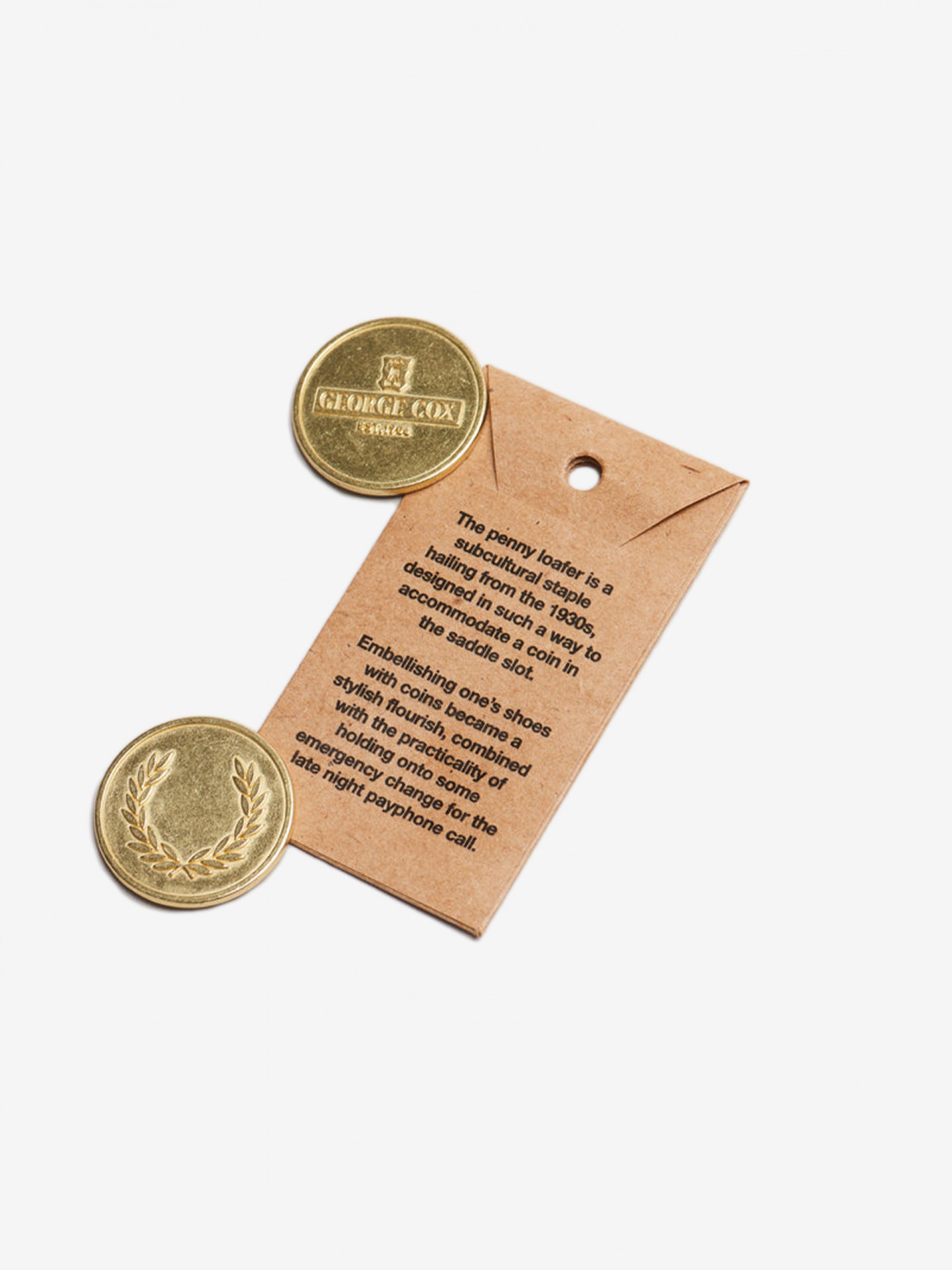 Fred Perry x George Cox Leather Burgundy Shoes