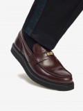 Fred Perry x George Cox Leather Burgundy Shoes