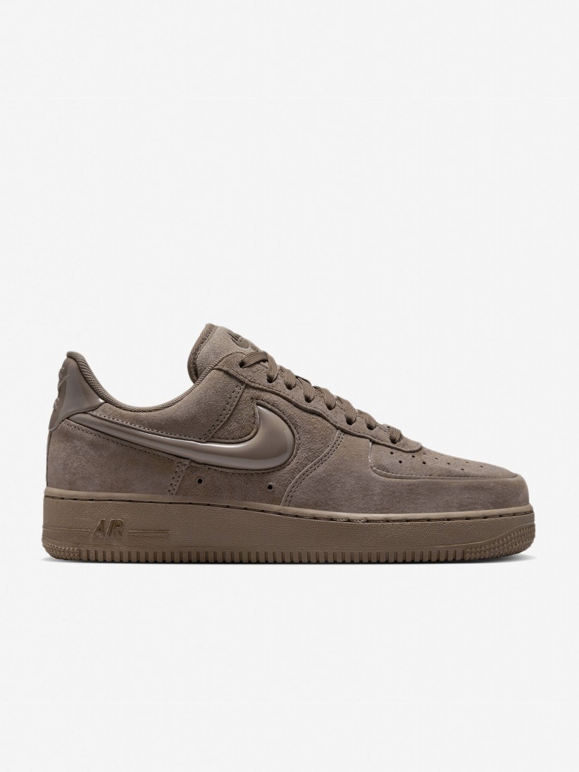 Zapatillas Nike Air Force 1 07 Marrones De Gamuza Para Mujer