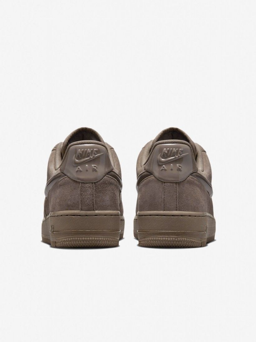 Zapatillas Nike Air Force 1 07 Marrones De Gamuza Para Mujer