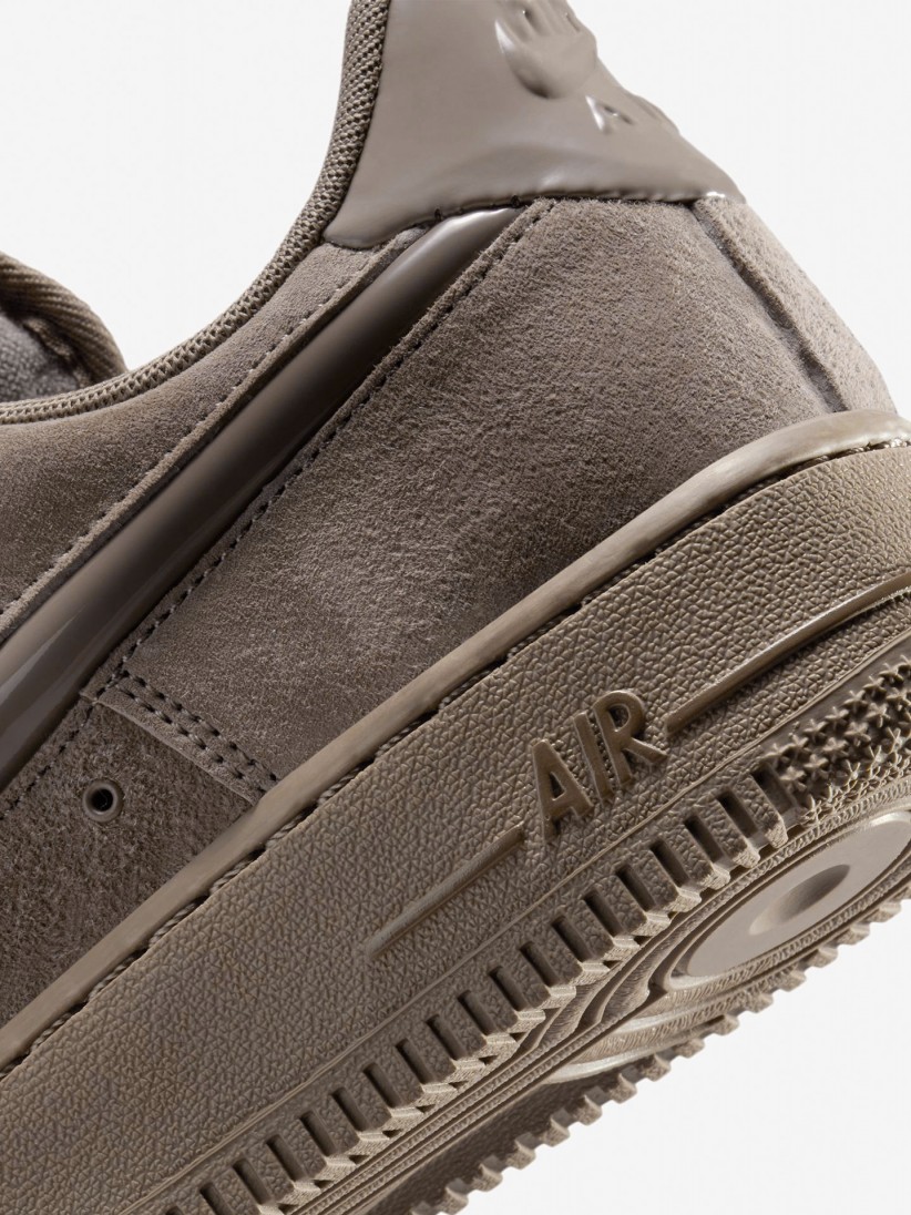 Zapatillas Nike Air Force 1 07 Marrones De Gamuza Para Mujer