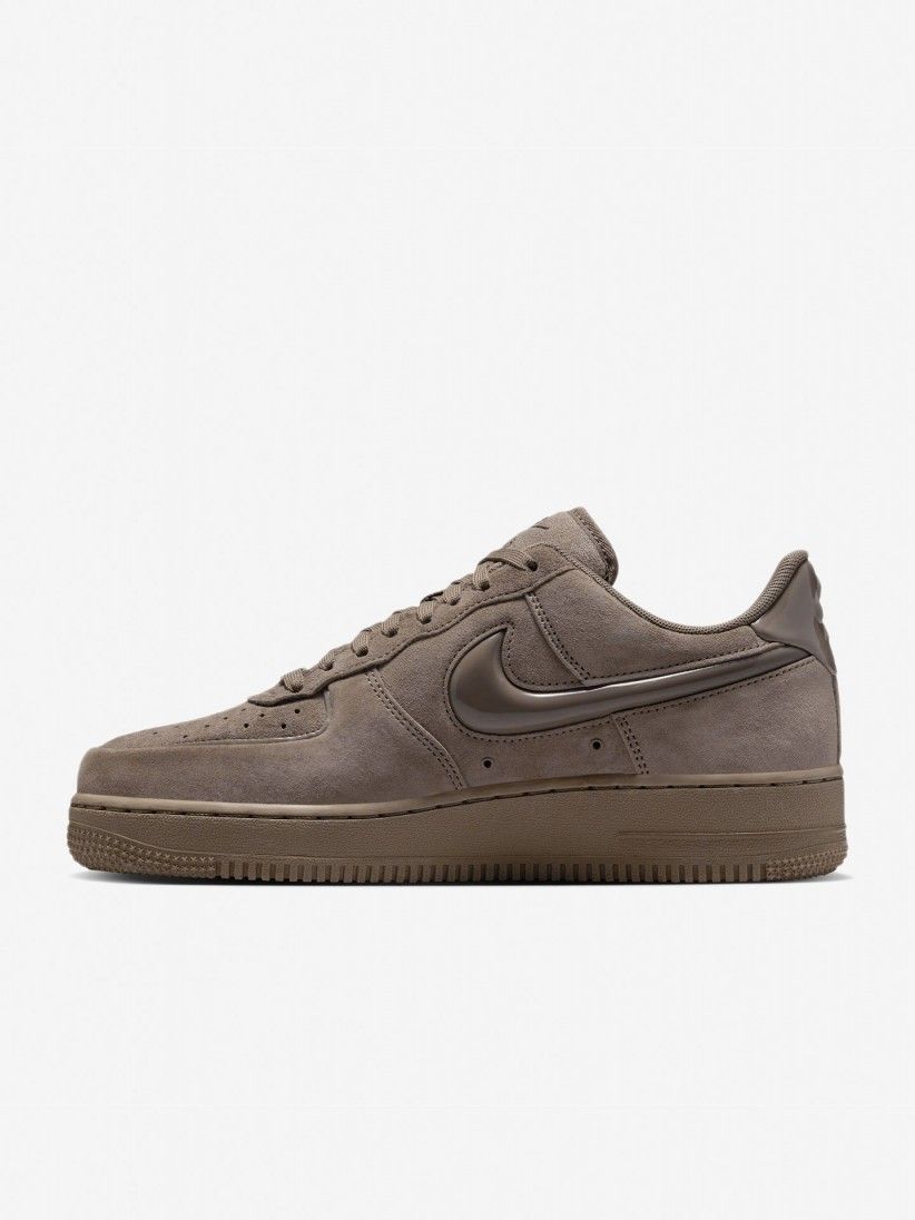 Zapatillas Nike Air Force 1 07 Marrones De Gamuza Para Mujer