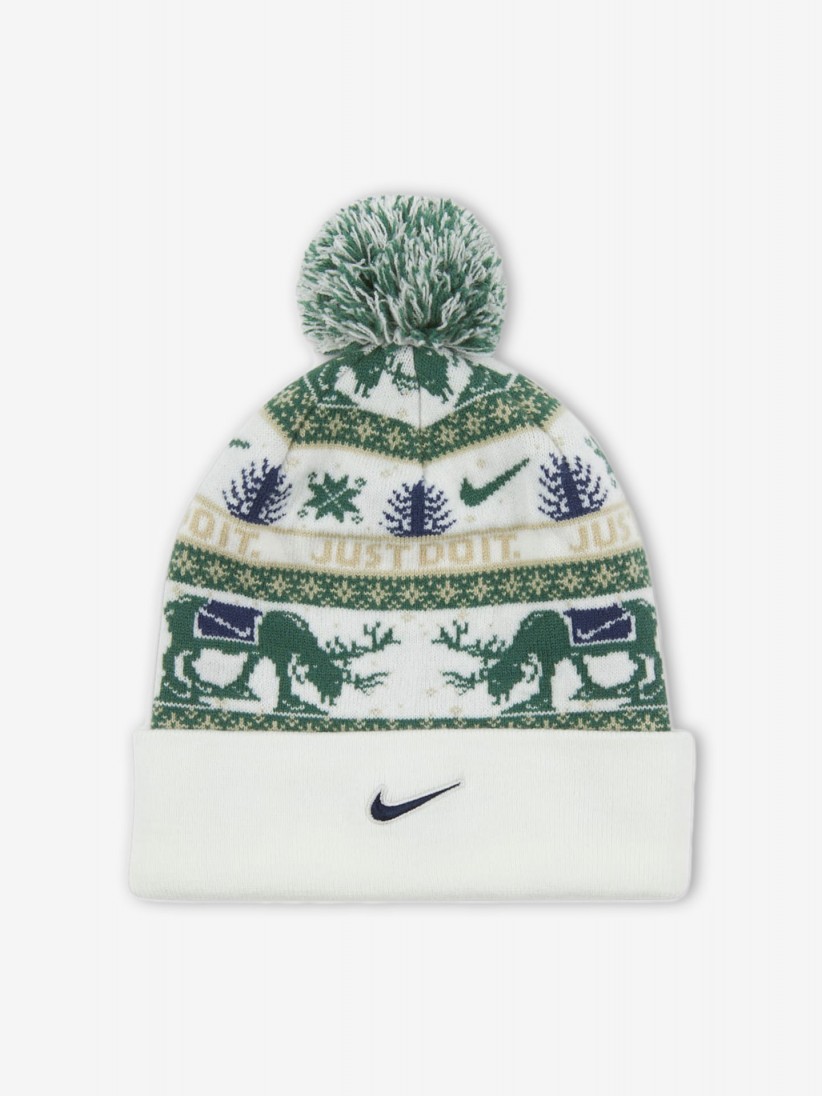 Nike Peak White Beanie For Children Nike Peak White Beanie For Children