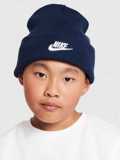 Nike Peak Blue Beanie For Children Nike Peak Blue Beanie For Children