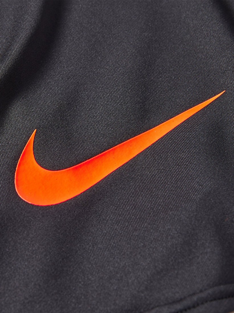 Gola de Futebol Nike Academy Dri-FIT Preta e Laranja