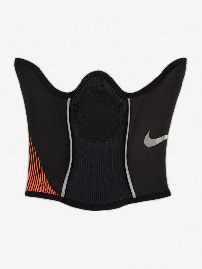 Cuello Térmico de Fútbol Nike Academy Dri-FIT Negro y Naranja Cuello Térmico de Fútbol Nike Academy Dri-FIT Negro y Naranja