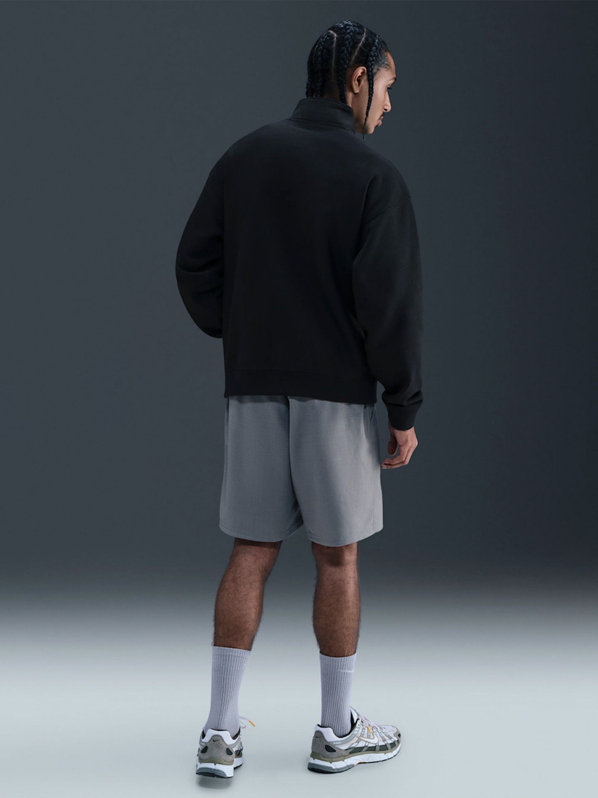 Sudadera con Cremallera Nike Solo Swoosh Negra Para Hombre