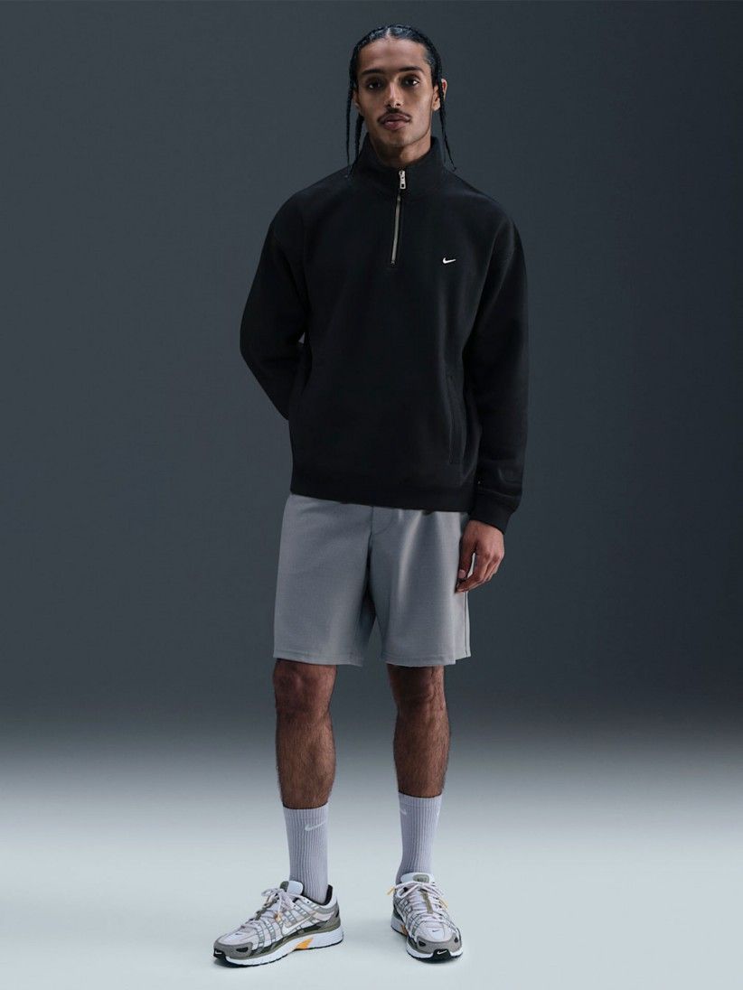 Camisola com Fecho Nike Solo Swoosh Preta Para Homem Camisola com Fecho Nike Solo Swoosh Preta Para Homem