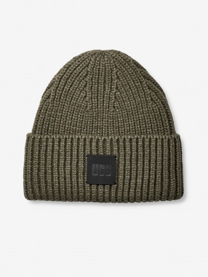 Gorro Ugg Chunky Rib Verde Para Homem