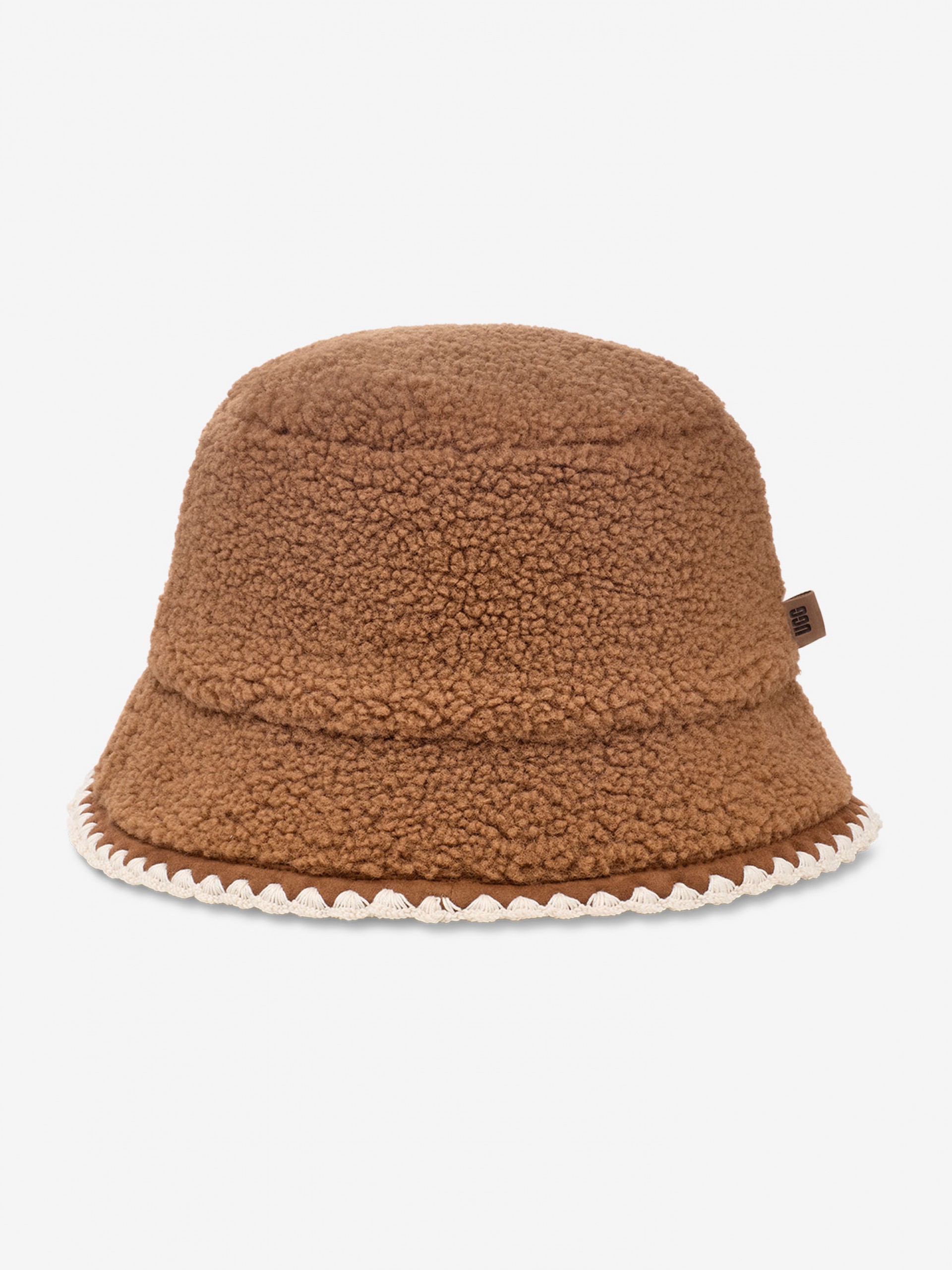 Chapéu Uggfluff Scalloped Camel Para Mulher