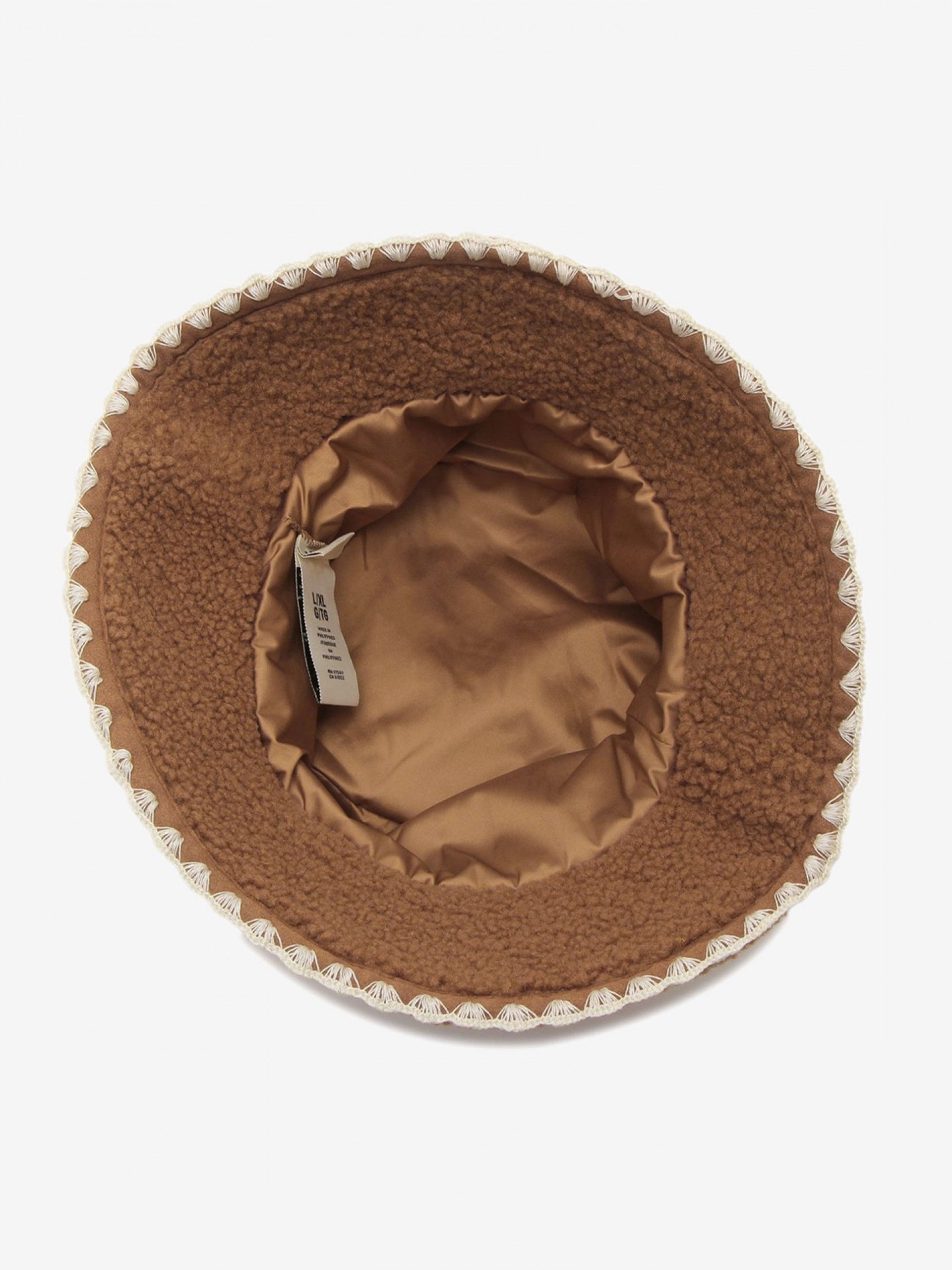 Chapéu Uggfluff Scalloped Camel Para Mulher