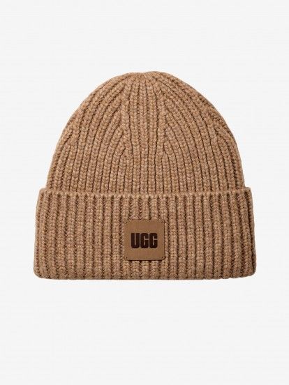 Gorro Ugg Chunky Rib Bege Para Mulher