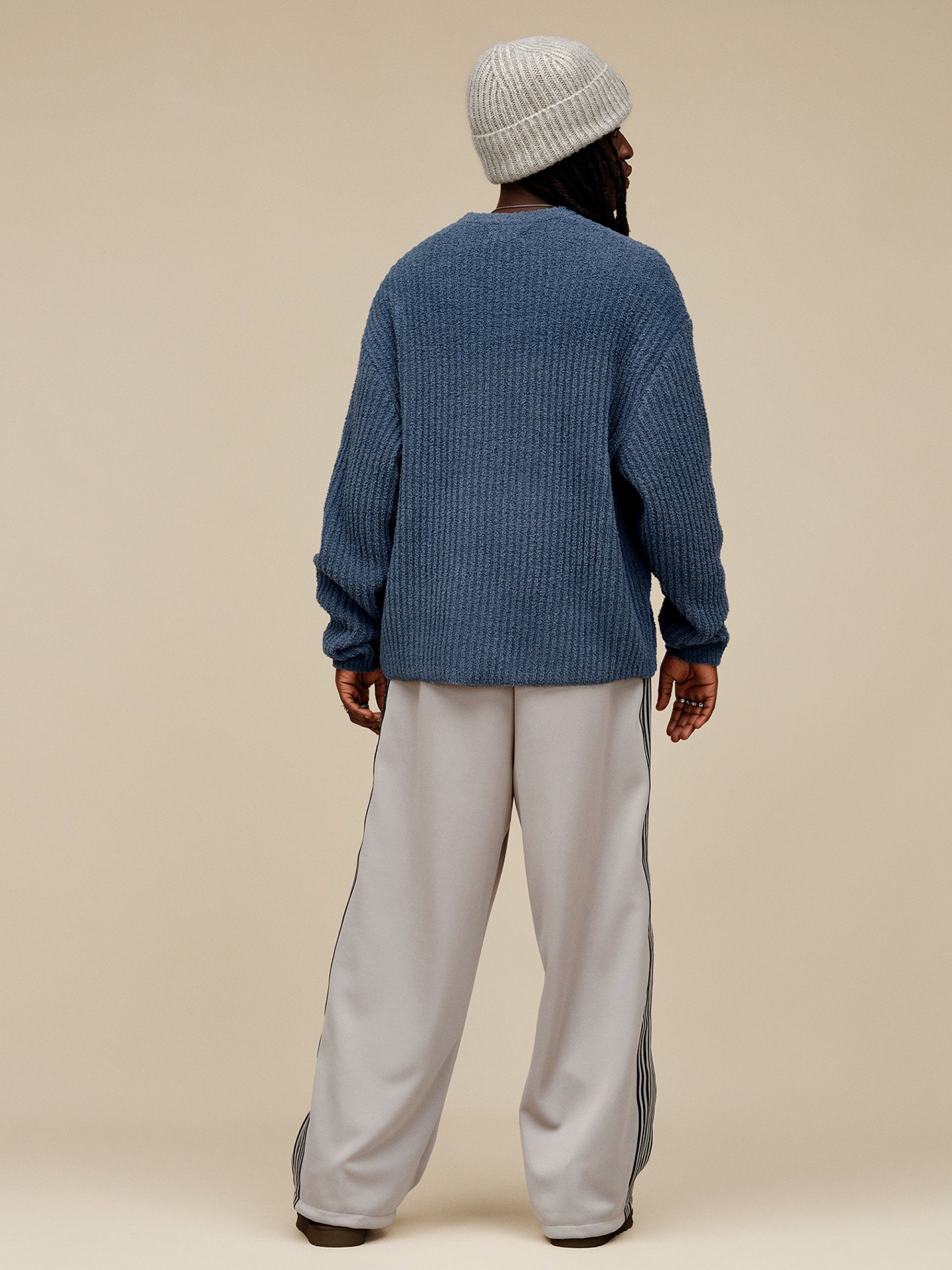 Ugg Chunky Rib Grey Beanie For Men