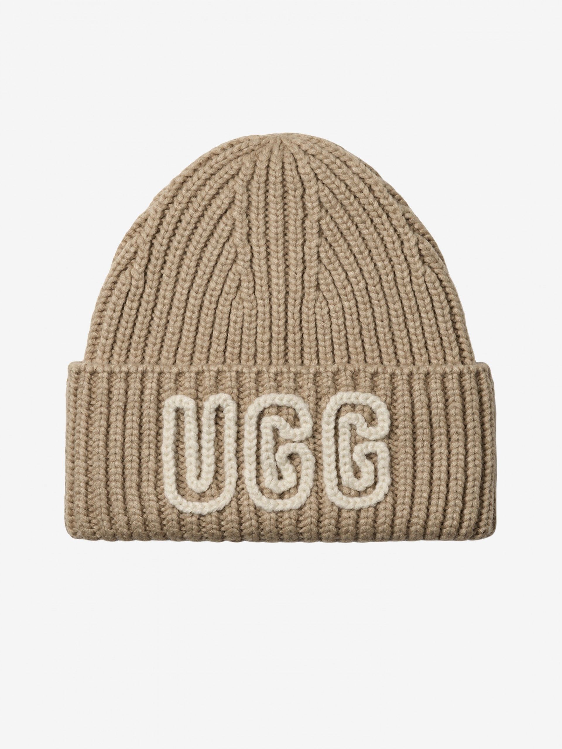 Gorro Ugg Chunky Crafted Rib Bege Para Mulher