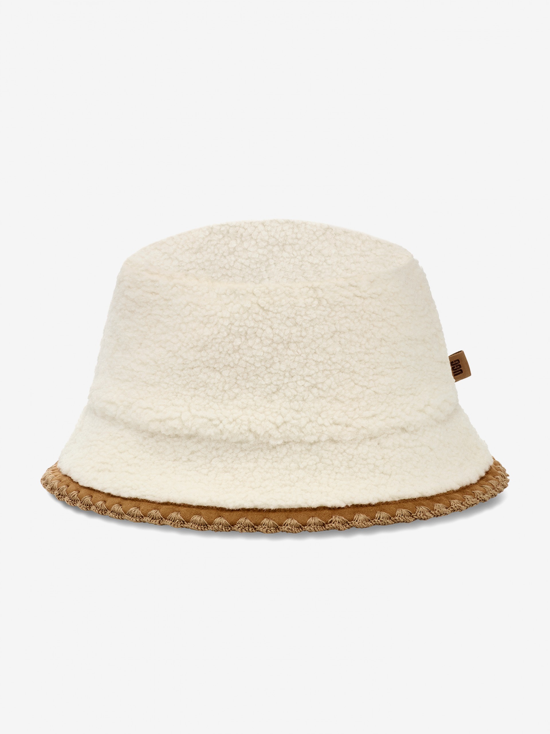 Chapéu Uggfluff Scalloped Branco Para Mulher