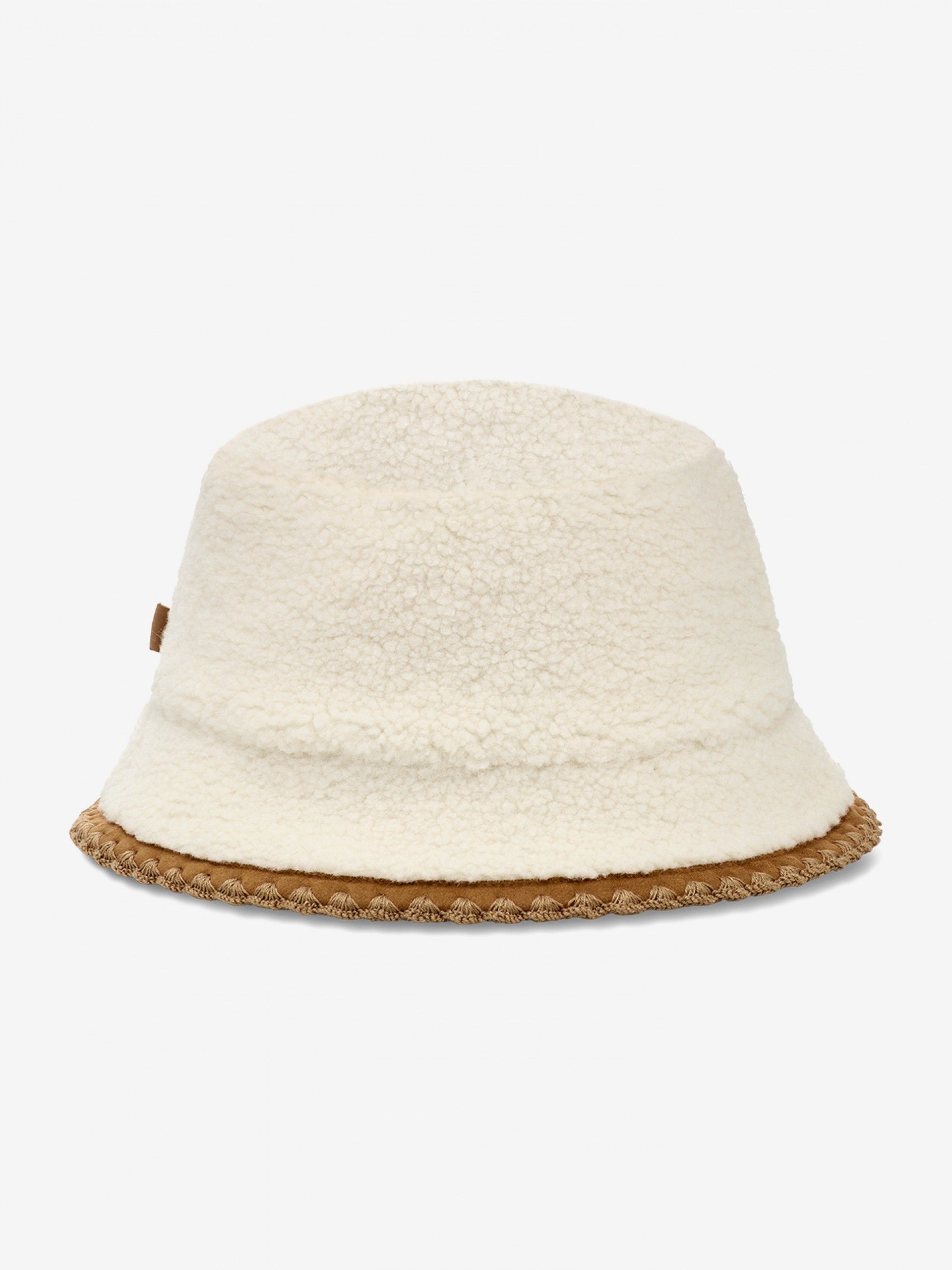 Chapéu Uggfluff Scalloped Branco Para Mulher