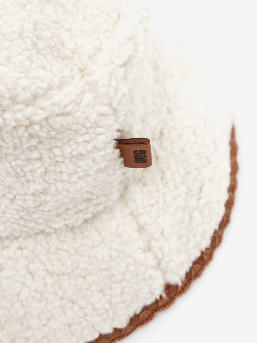 Chapu Uggfluff Scalloped Branco Para Mulher