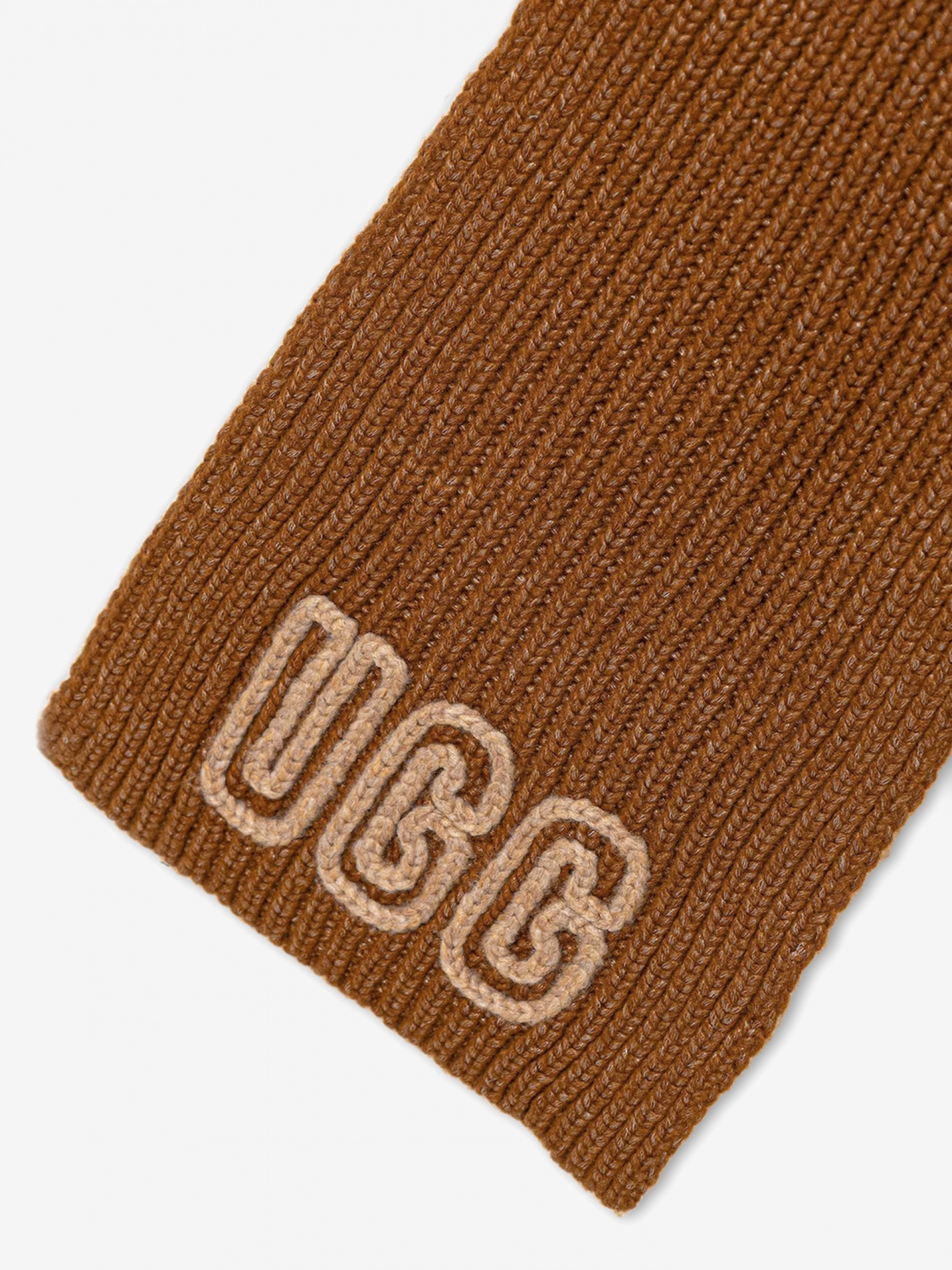 Cachecol Ugg Chunky Crafted Rib Camel Para Mulher