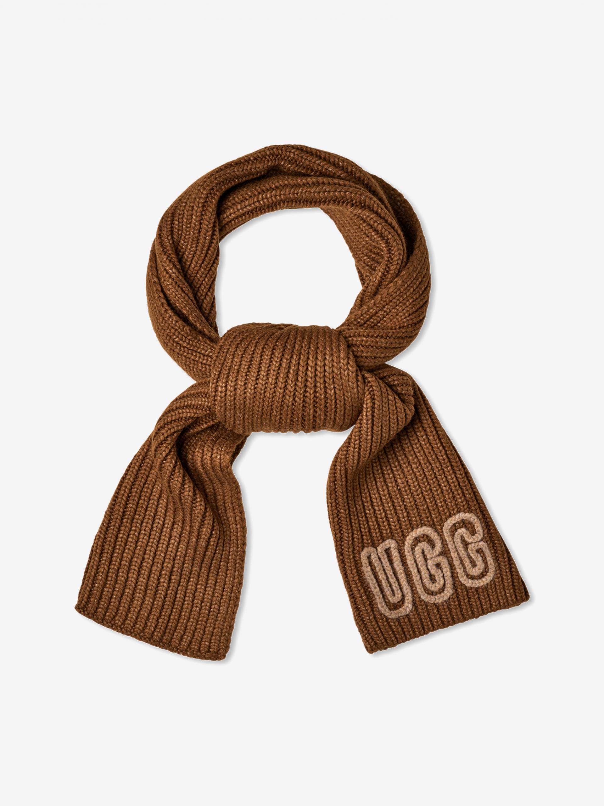 Cachecol Ugg Chunky Crafted Rib Camel Para Mulher