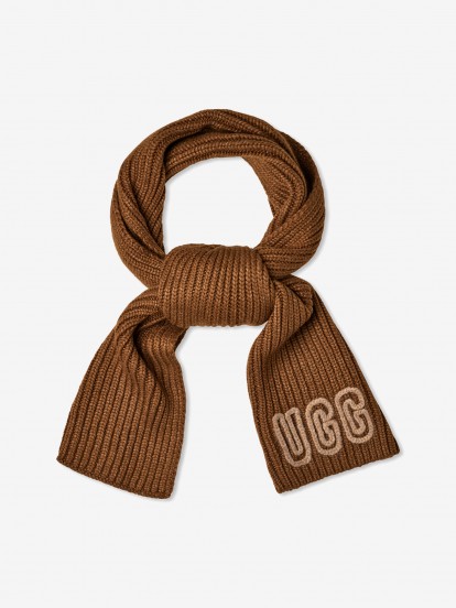 Cachecol Ugg Chunky Crafted Rib Camel Para Mulher Cachecol Ugg Chunky Crafted Rib Camel Para Mulher