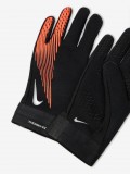 Luvas de Futebol Nike Academy Therma-FIT Jnior Pretas e Laranja