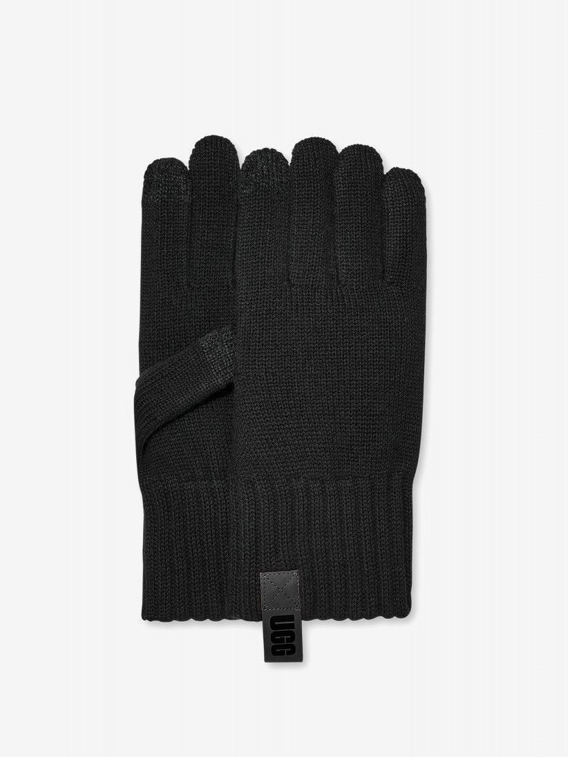 Ugg Lightweight Black Gloves For Men