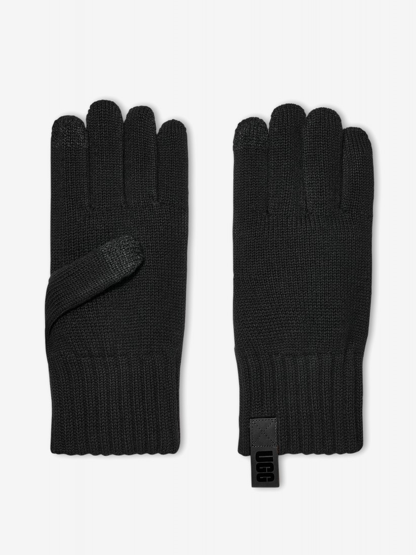 Ugg Lightweight Black Gloves For Men