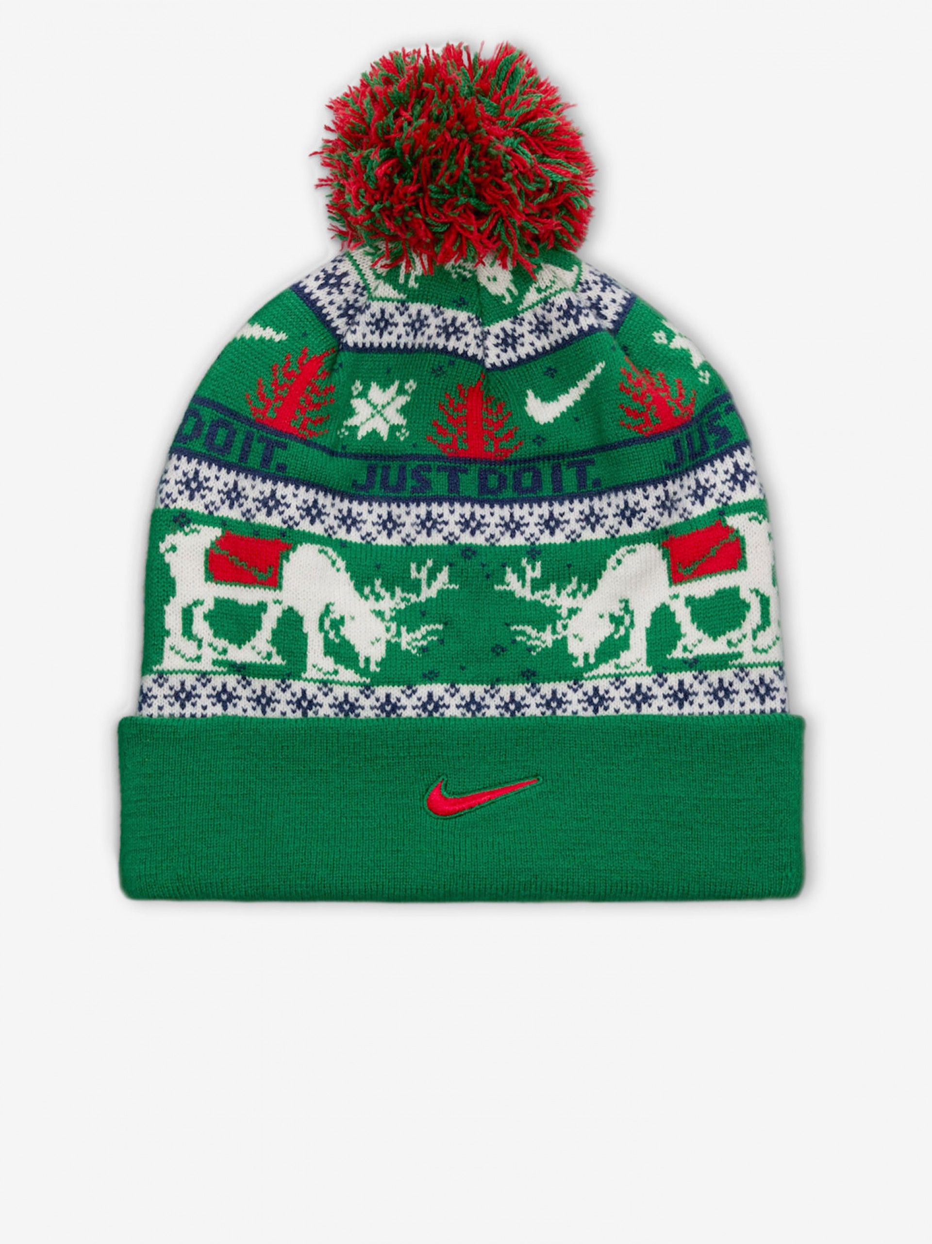 Gorro Nike Peak Verde Para Niño