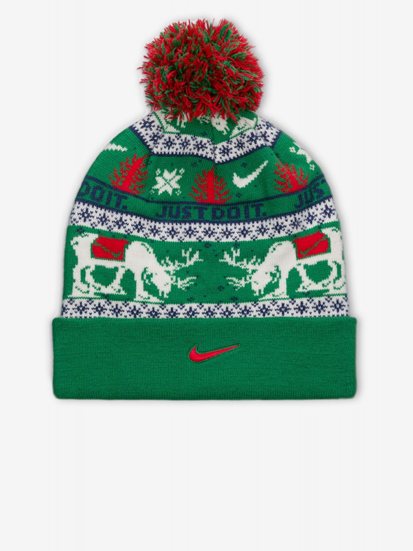 Nike Peak Green Beanie For Children Nike Peak Green Beanie For Children