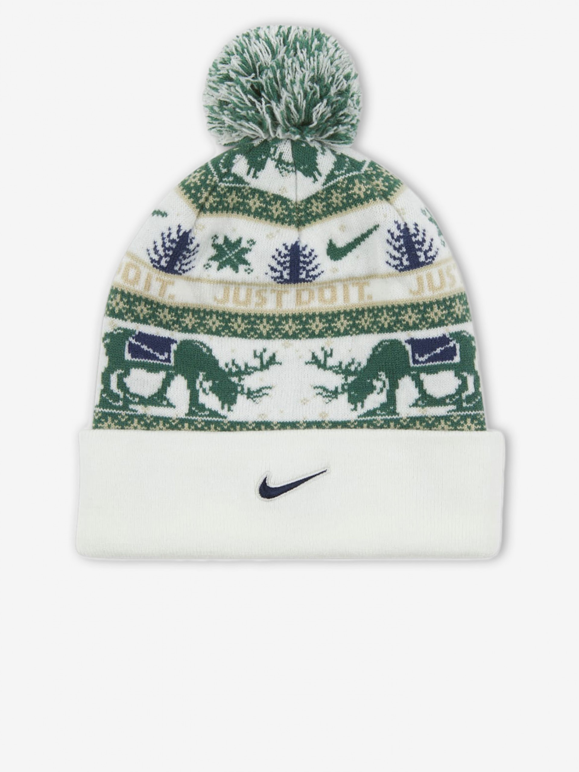 Nike Peak White Beanie For Children