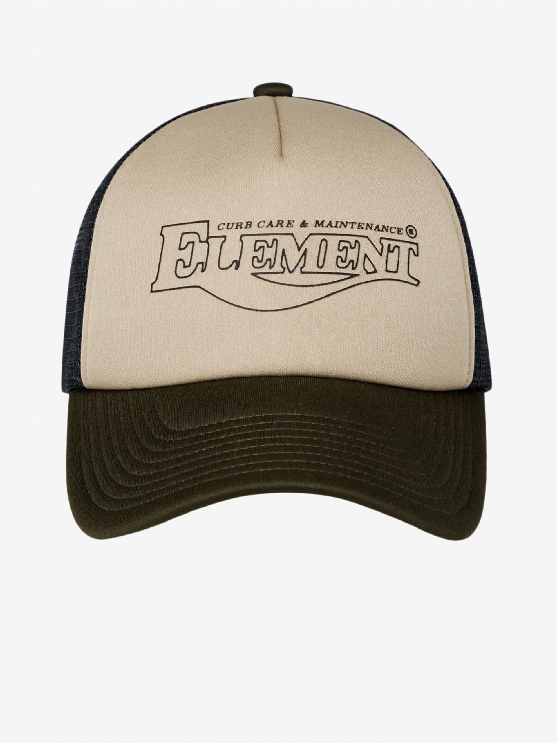 Boné Element Printable Trucker Verde, Bege e Azul