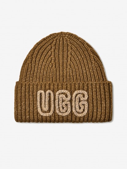 Gorro Ugg Chunky Crafted Rib Camel Para Mujer Gorro Ugg Chunky Crafted Rib Camel Para Mujer