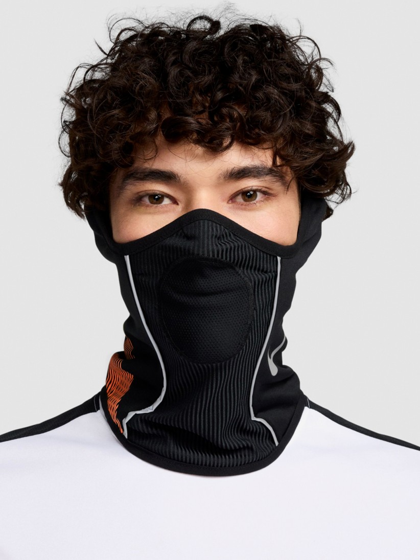 Nike Academy Dri-FIT Black and Orange Football Neck Warmer Nike Academy Dri-FIT Black and Orange Football Neck Warmer