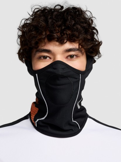 Nike Academy Dri-FIT Black and Orange Football Neck Warmer Nike Academy Dri-FIT Black and Orange Football Neck Warmer