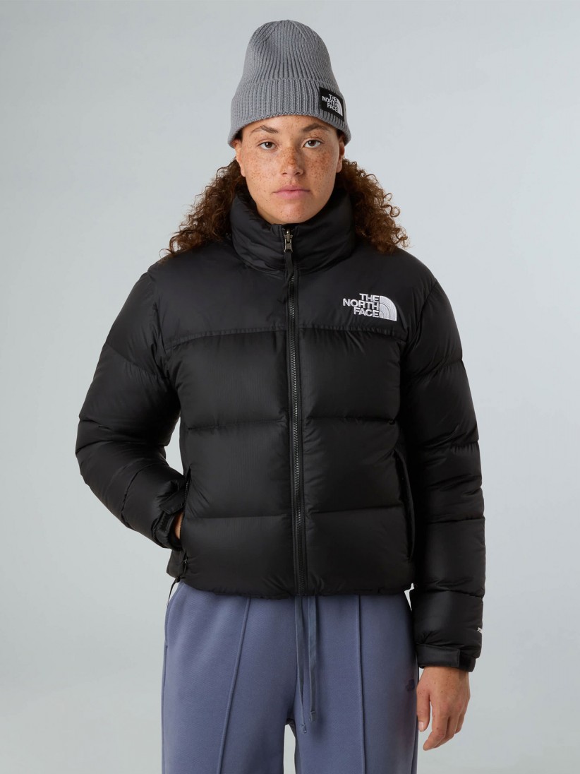 The North Face 1996 Retro Nuptse W Black Hooded Jacket The North Face 1996 Retro Nuptse W Black Hooded Jacket