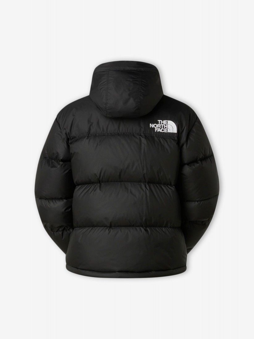The North Face 1996 Retro Nuptse W Black Hooded Jacket The North Face 1996 Retro Nuptse W Black Hooded Jacket