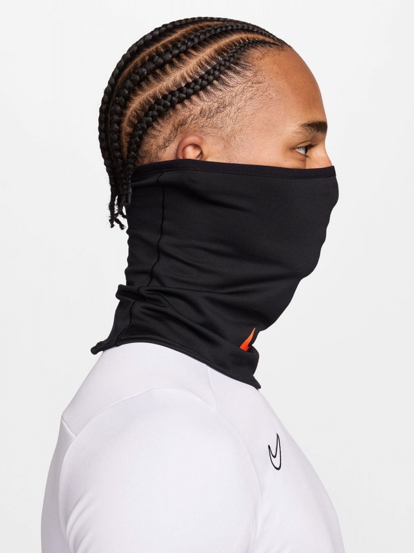 Nike Academy Dri-FIT Black and Orange Football Neck Warmer Nike Academy Dri-FIT Black and Orange Football Neck Warmer