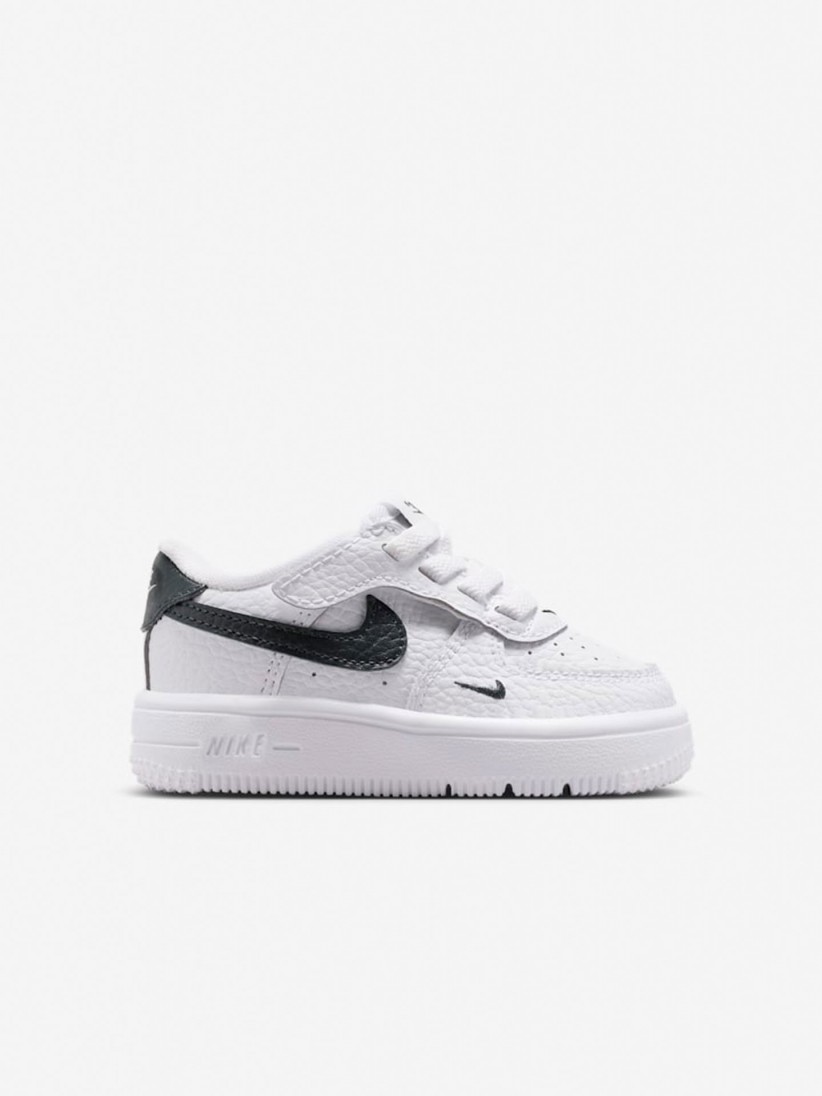 Nike Force 1 Low Easy-On White and Black Sneakers For Baby