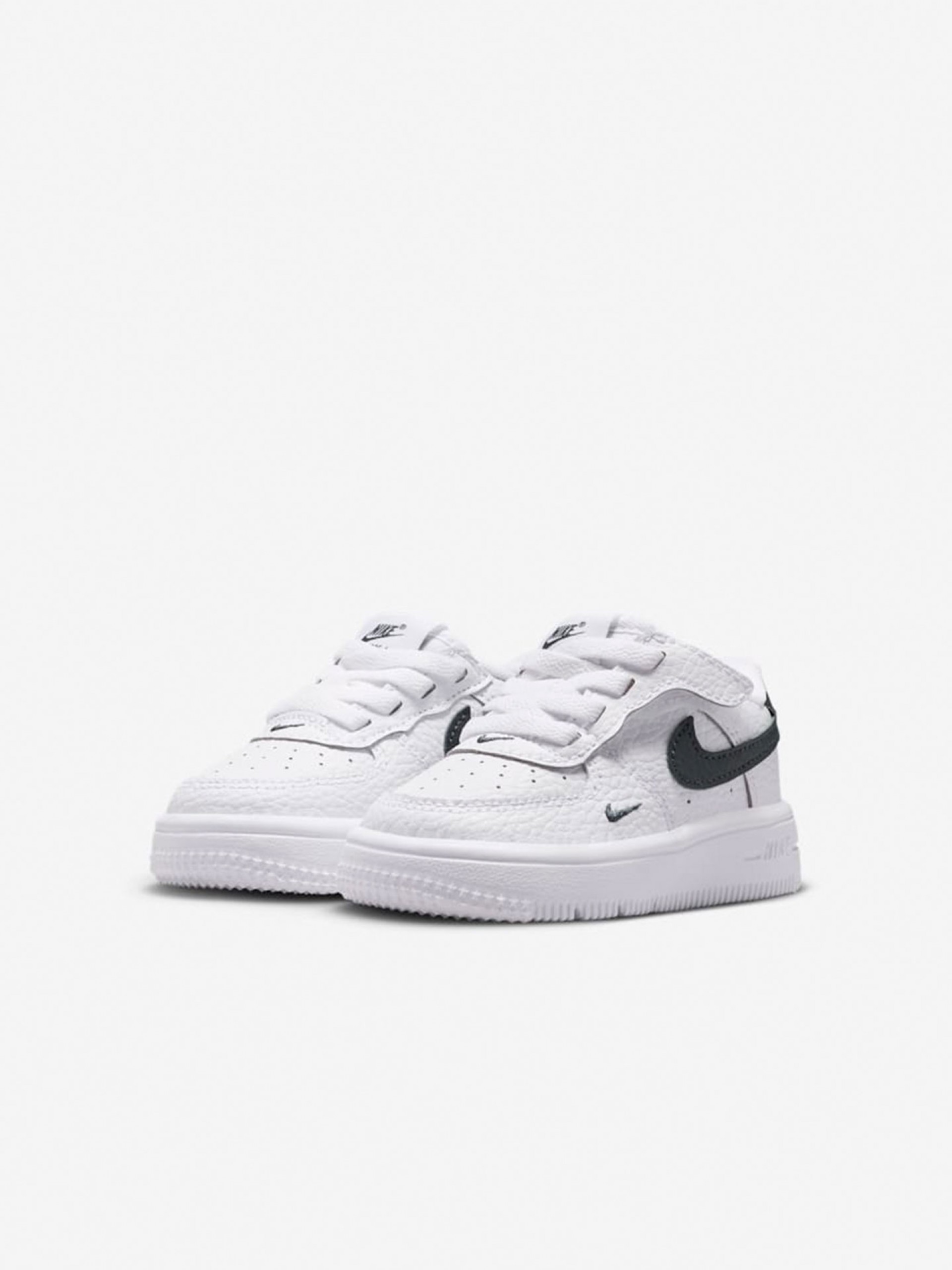 Sapatilhas Nike Force 1 Low Easy-On Brancas e Pretas Para Bebé