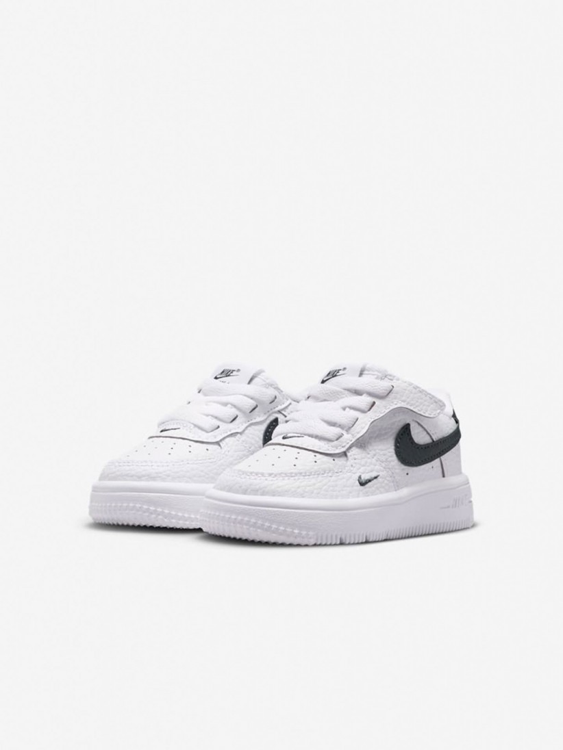 Nike Force 1 Low Easy-On White and Black Sneakers For Baby