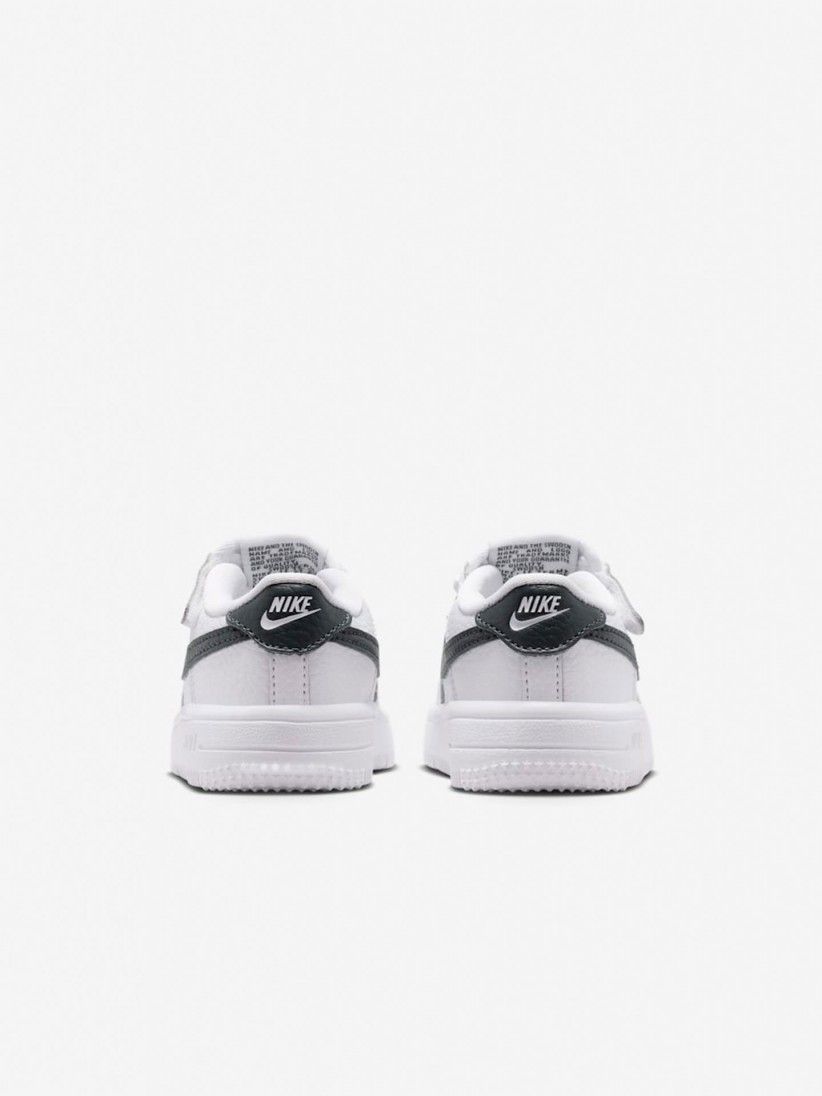 Nike Force 1 Low Easy-On White and Black Sneakers For Baby