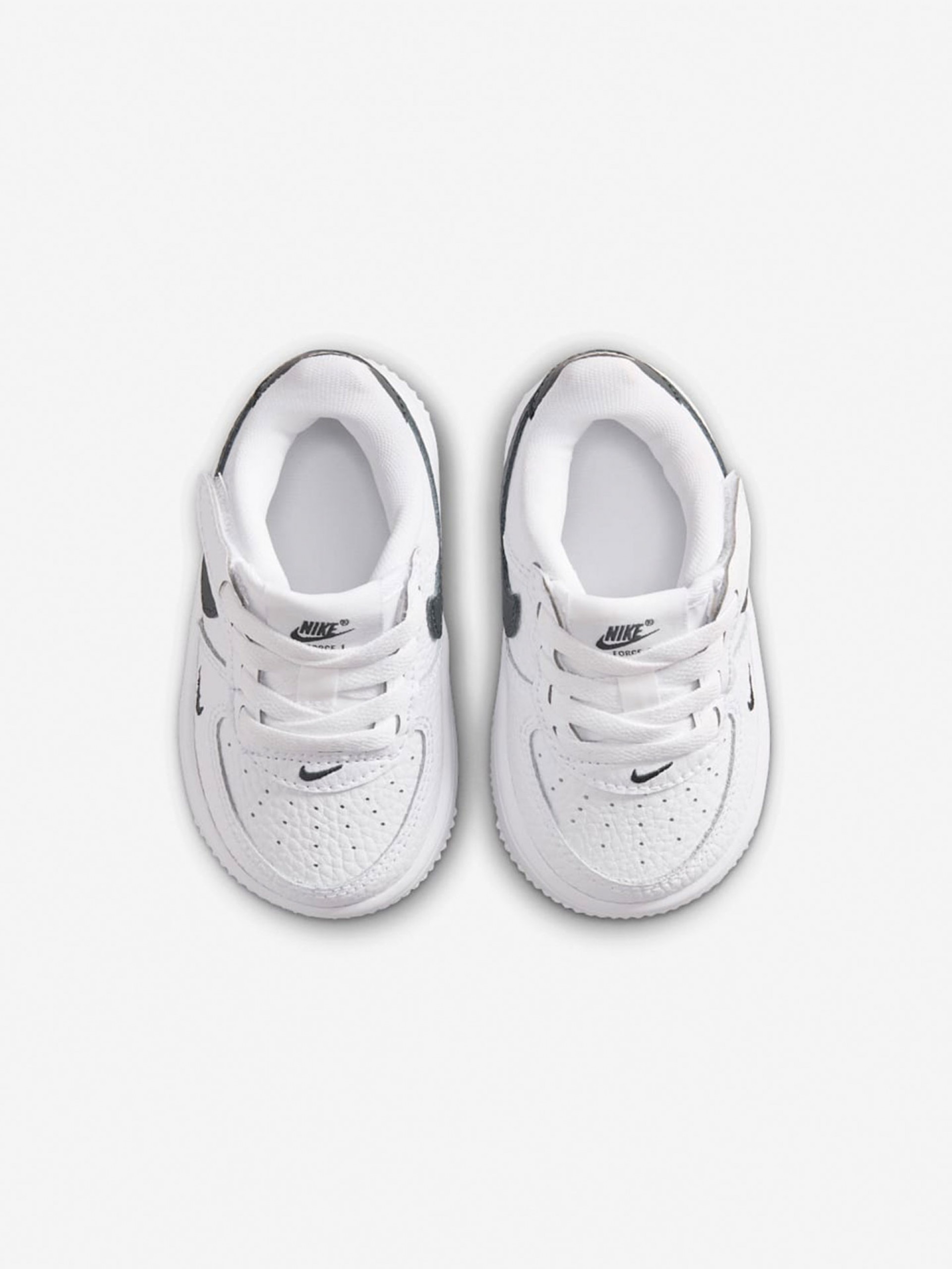 Sapatilhas Nike Force 1 Low Easy-On Brancas e Pretas Para Bebé