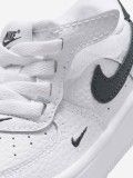 Nike Force 1 Low Easy-On White and Black Sneakers For Baby