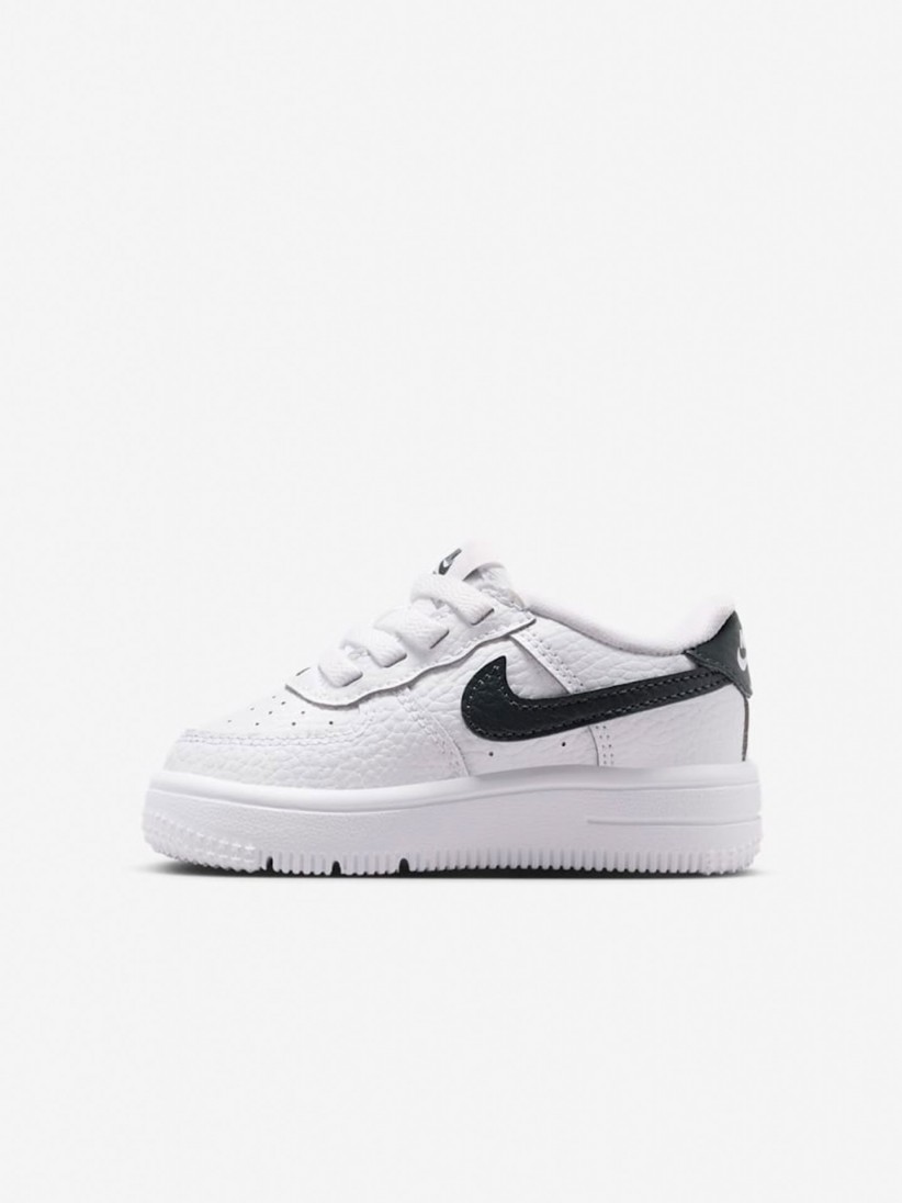 Nike Force 1 Low Easy-On White and Black Sneakers For Baby